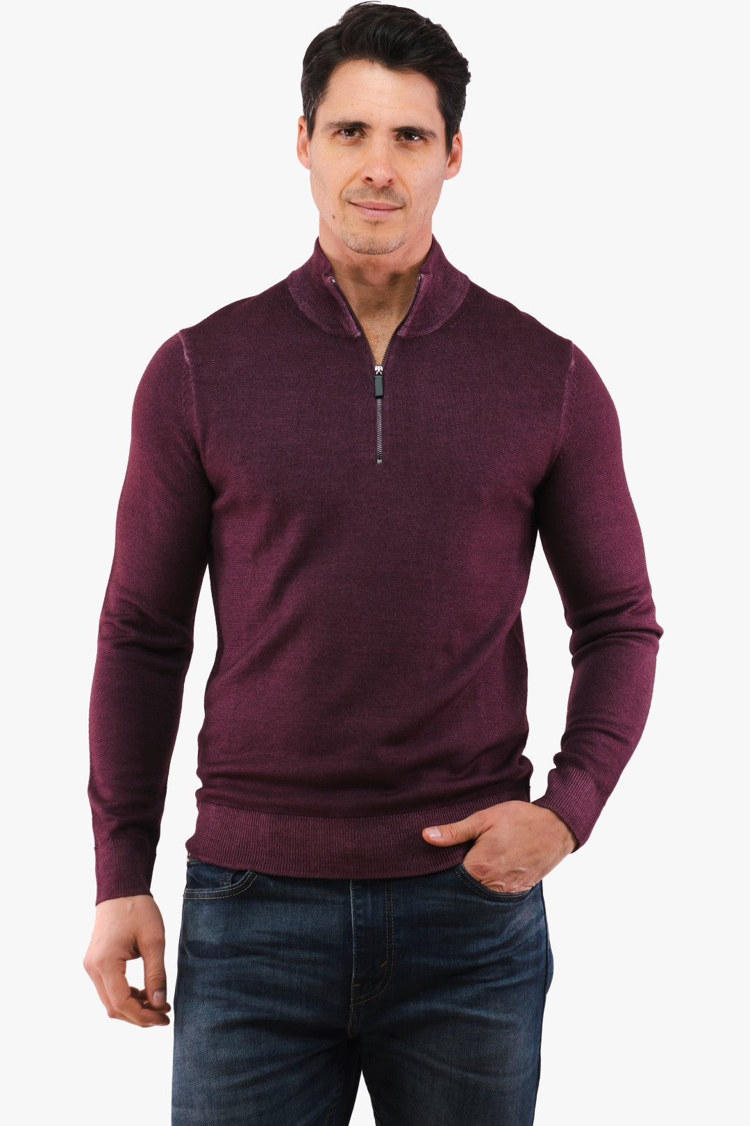 Michael Kors sweater in Merlot color