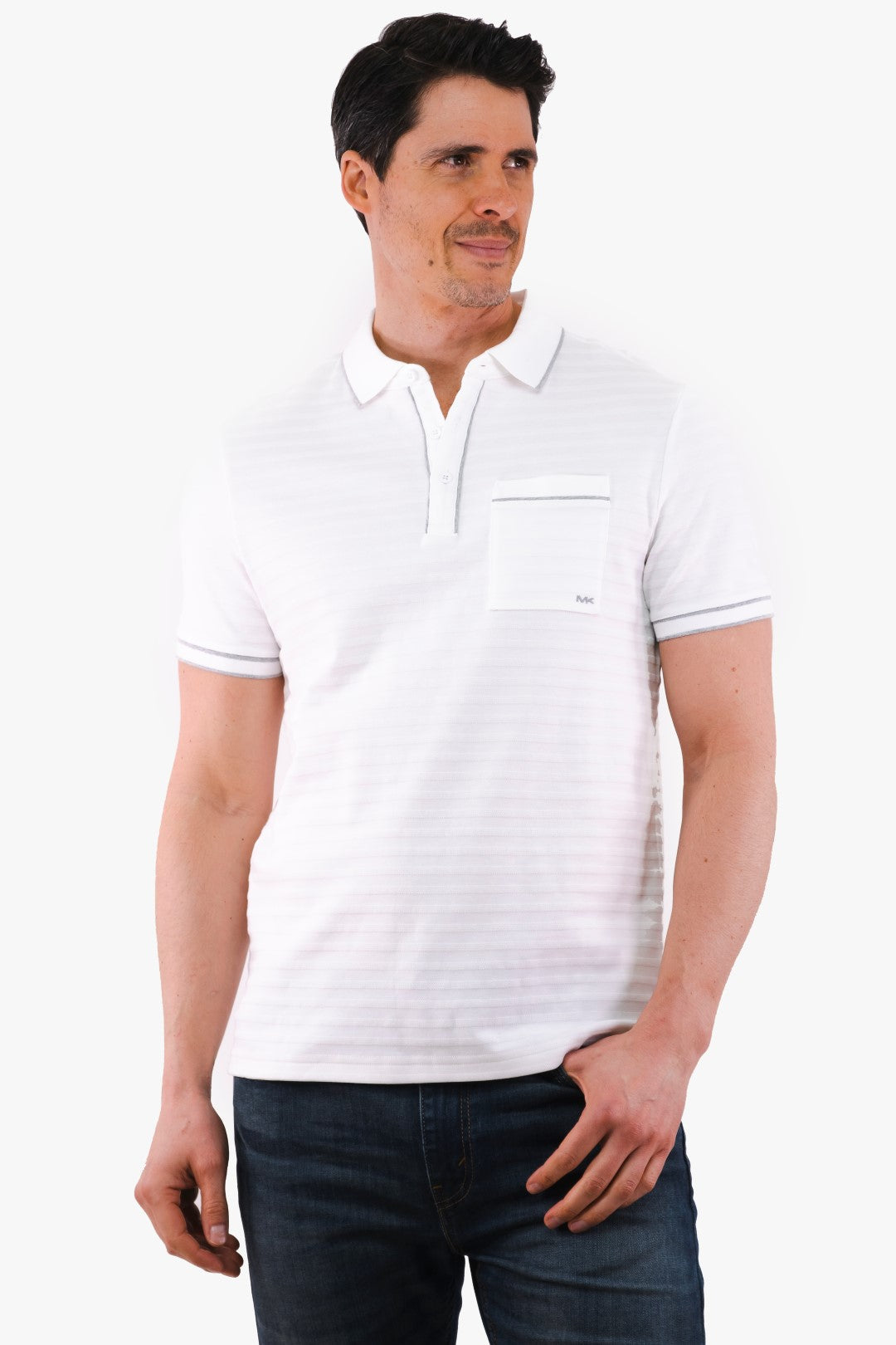 Polo Michael Kors de couleur Blanc