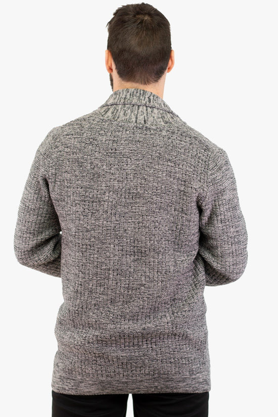 Cardigan En Tricot Soul Of London De Couleur Gris Pale (Soul-Sosw202300) Homme