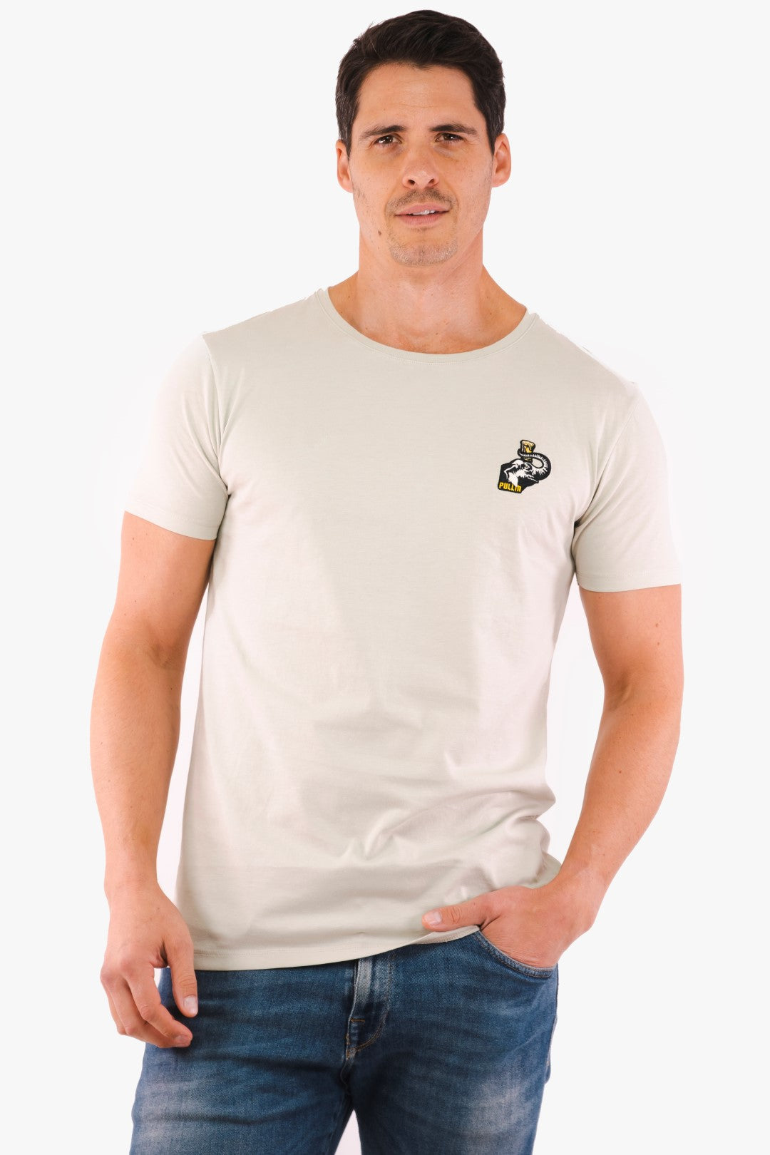 Pullin T-Shirt in Beige color