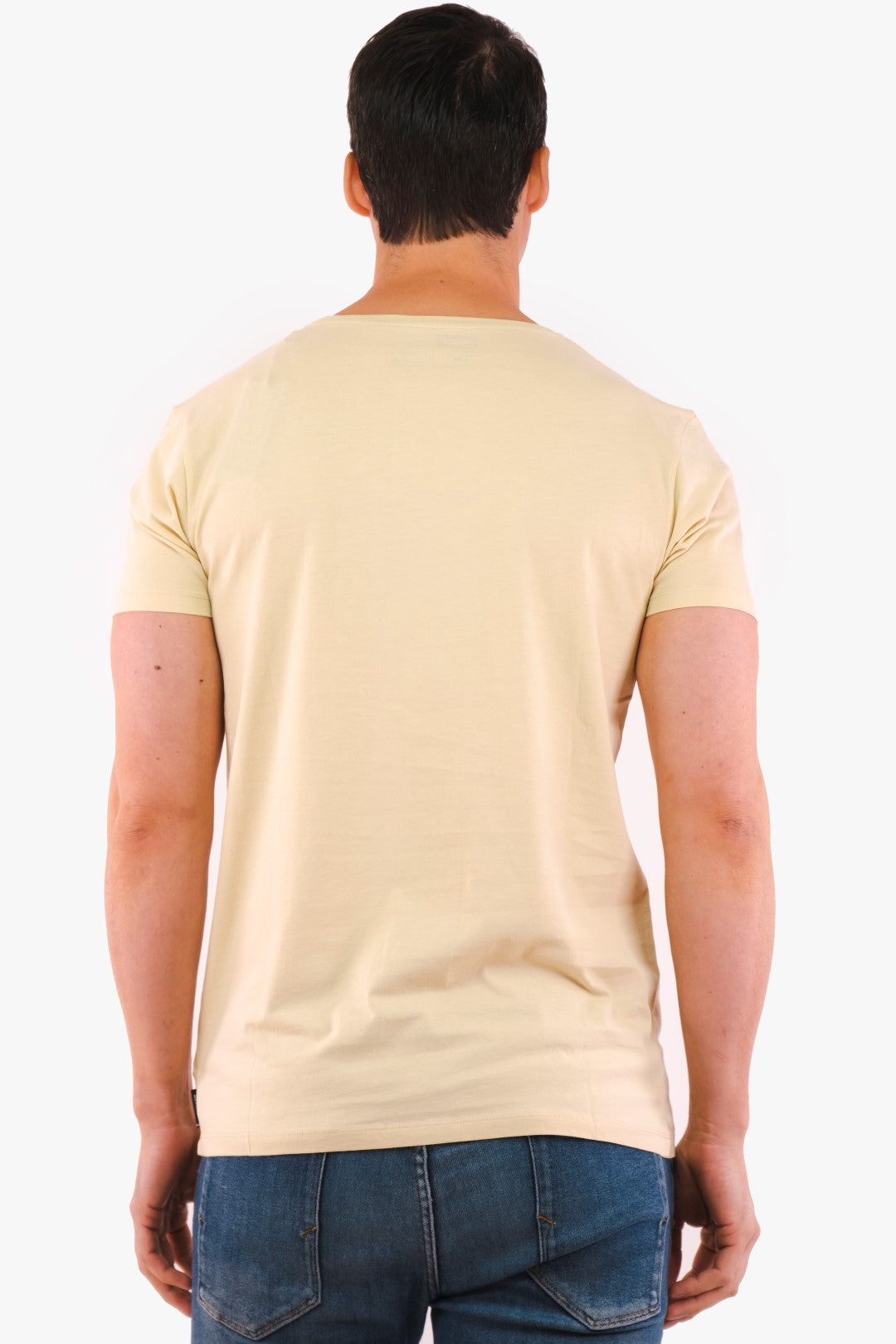 T-Shirt Pullin de couleur Jaune