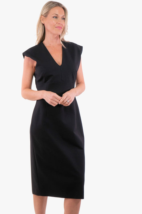 Robe Hugo Boss De Couleur Noir Femme