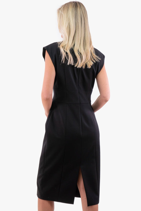 Robe Hugo Boss De Couleur Noir Femme