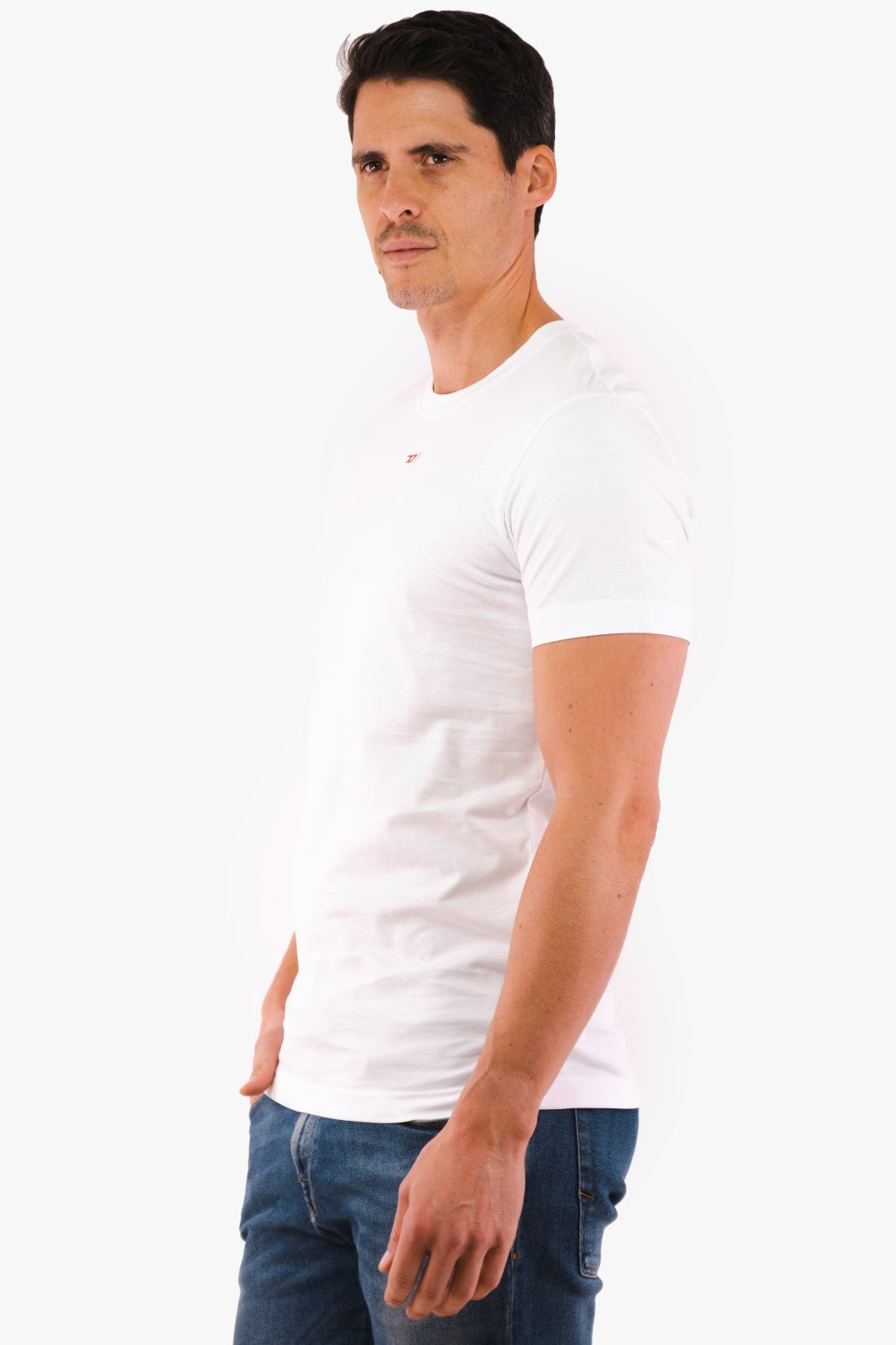 T-Shirt Diesel de couleur Blanc