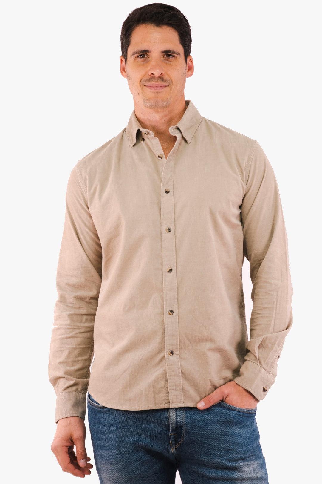 Chemise Matinique de couleur Taupe