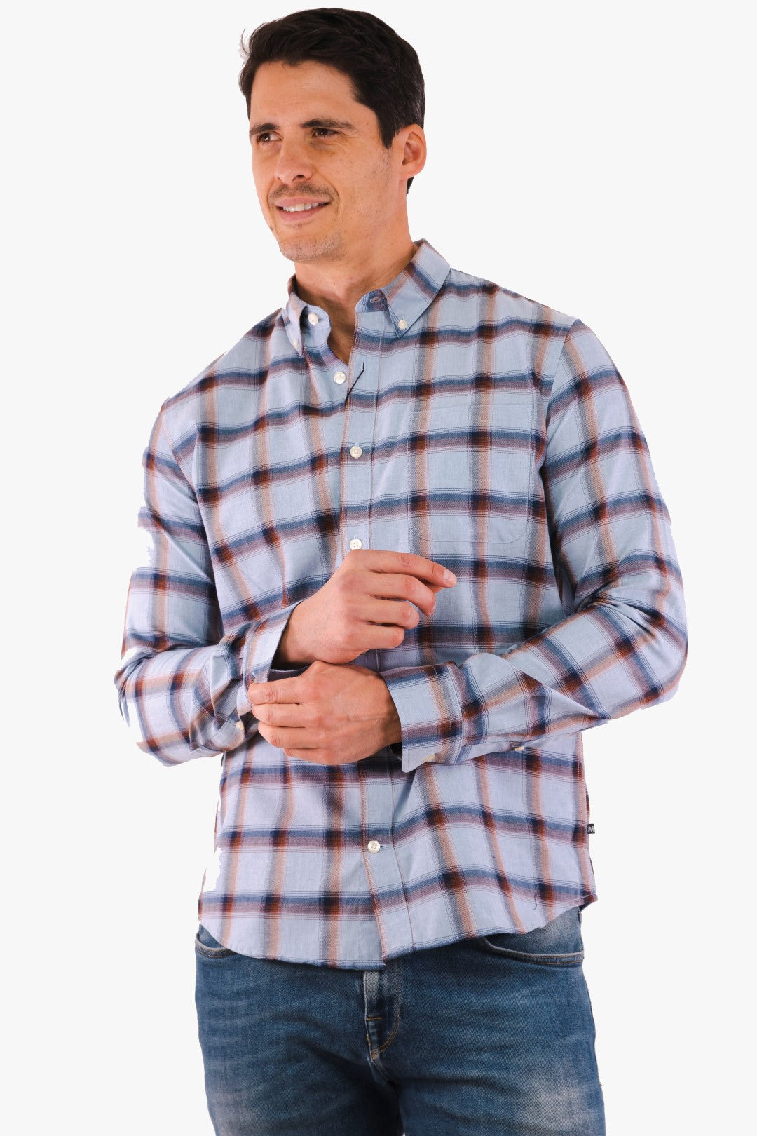 Chemise Matinique de couleur Bleu