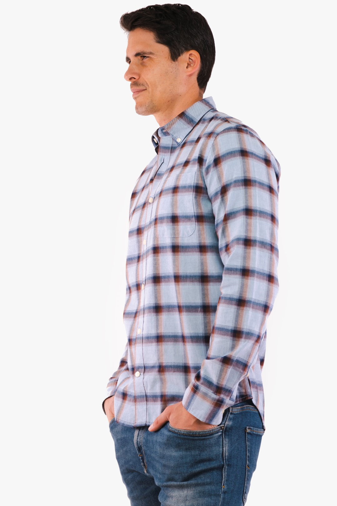 Chemise Matinique de couleur Bleu