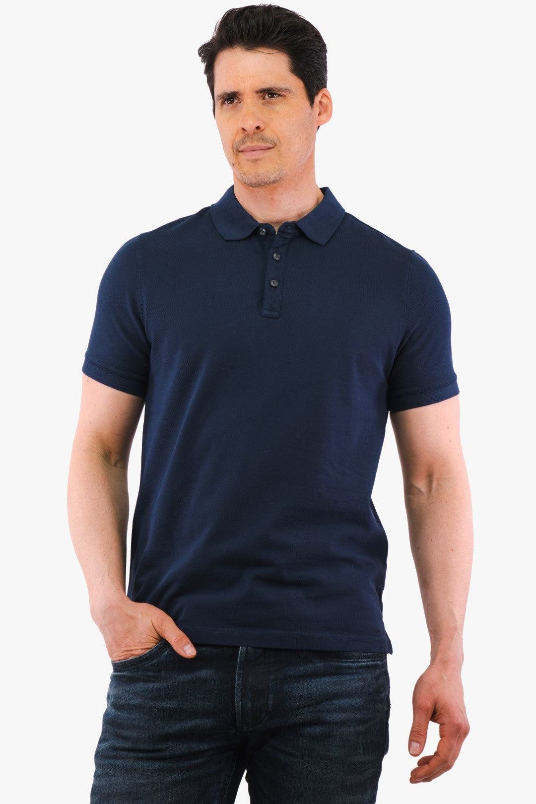 Polo Manche Courte Michael Kors De Couleur Marine Homme