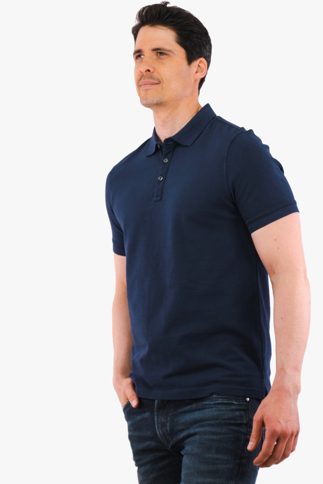 Polo Manche Courte Michael Kors De Couleur Marine Homme