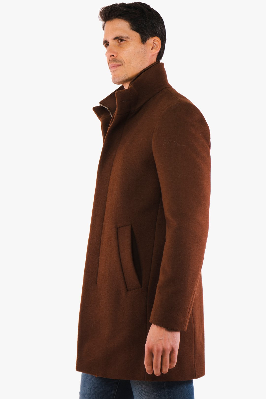 Manteau Matinique de couleur Brun