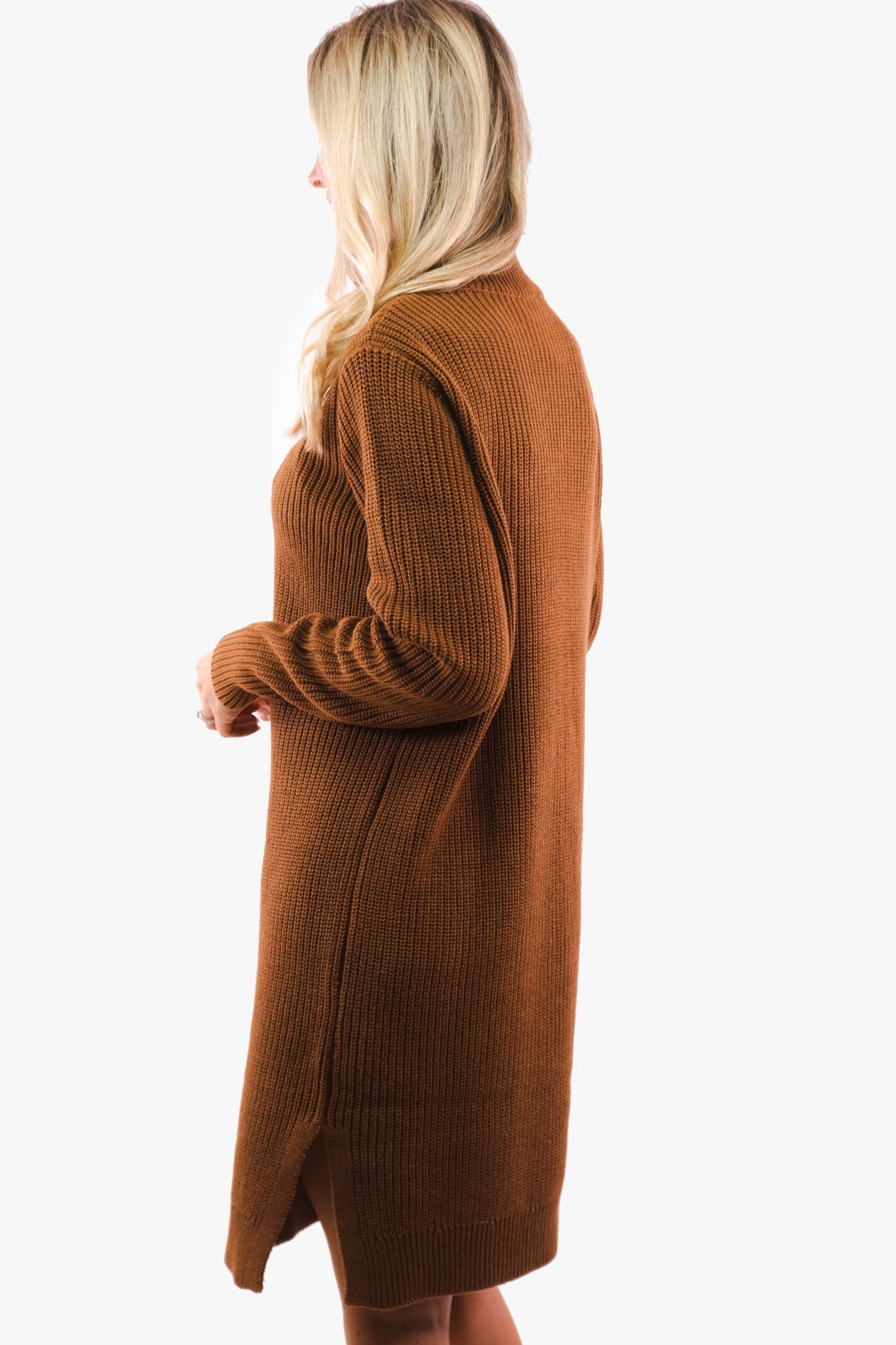 Robe Lioa Kaffe de couleur Caramel