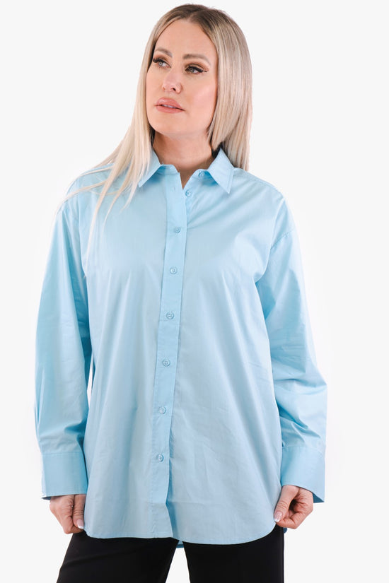 Blue Part Two blouse