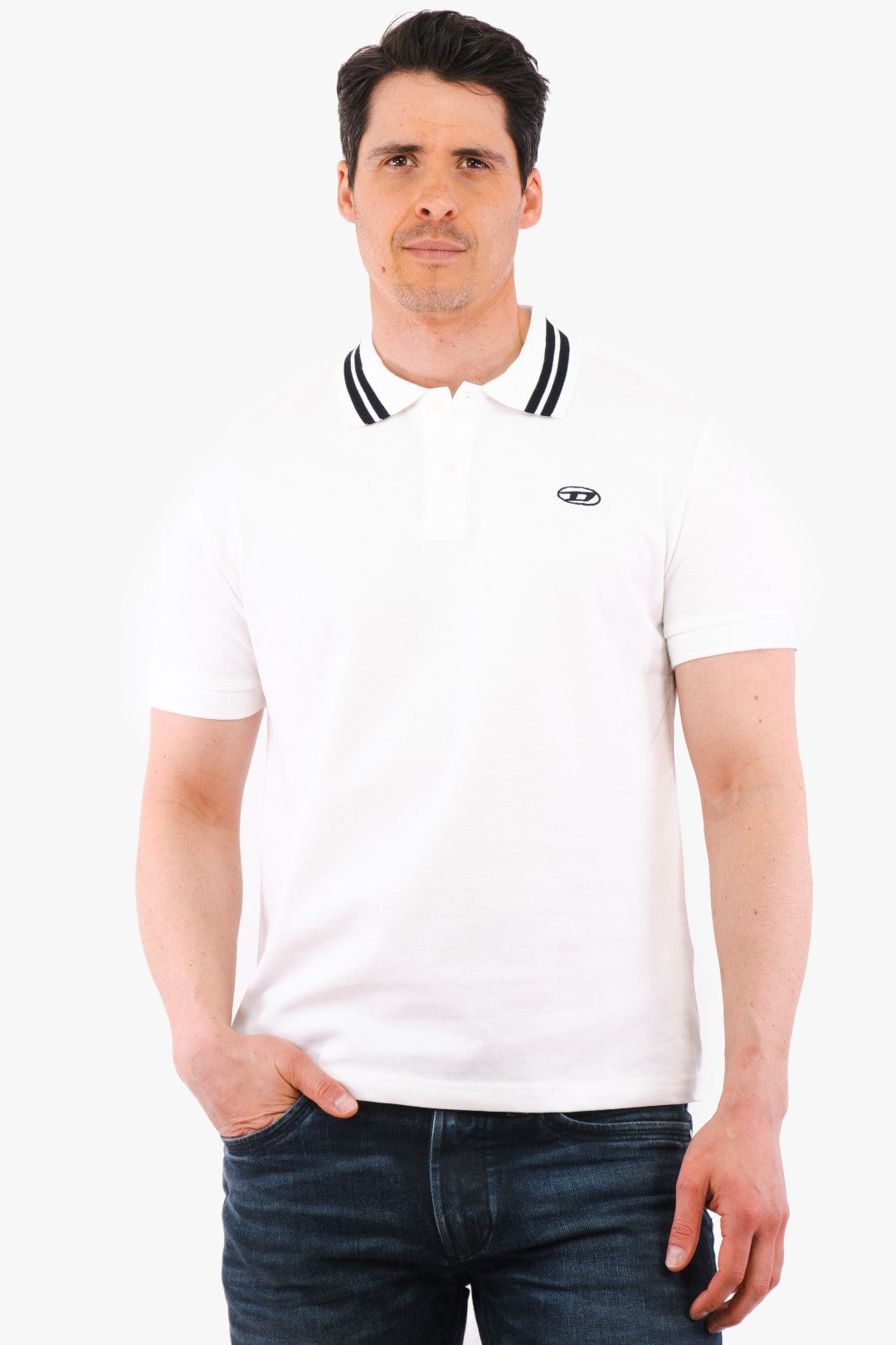 Shop Option Polo T Vaida Diesel color White Dies A03726 0Mxza 141