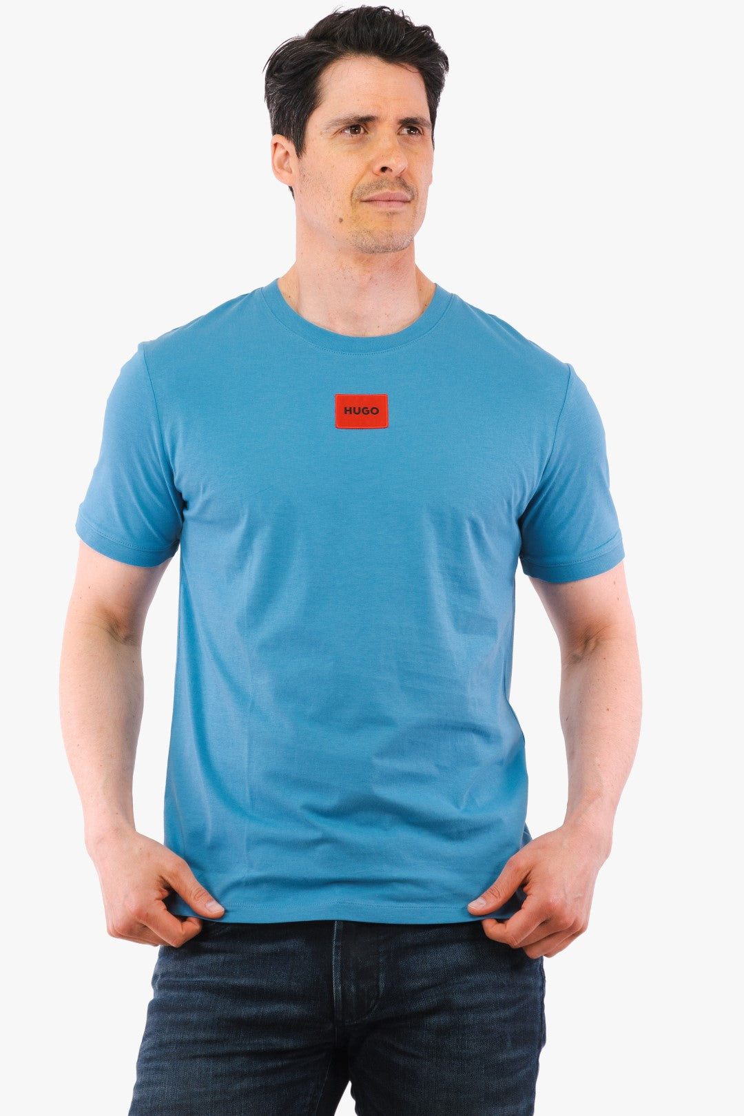 T-Shirt Hugo Boss De Couleur Bleu Homme