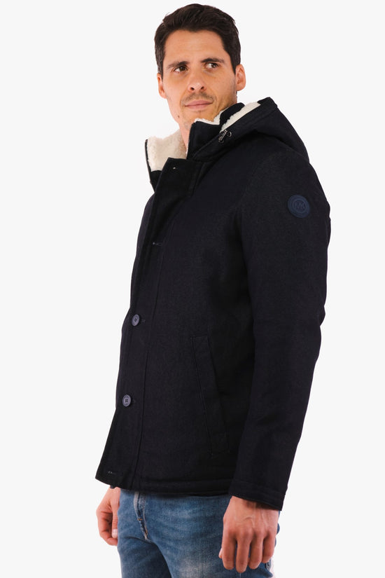 Michael Kors Parka Coat in Denim color