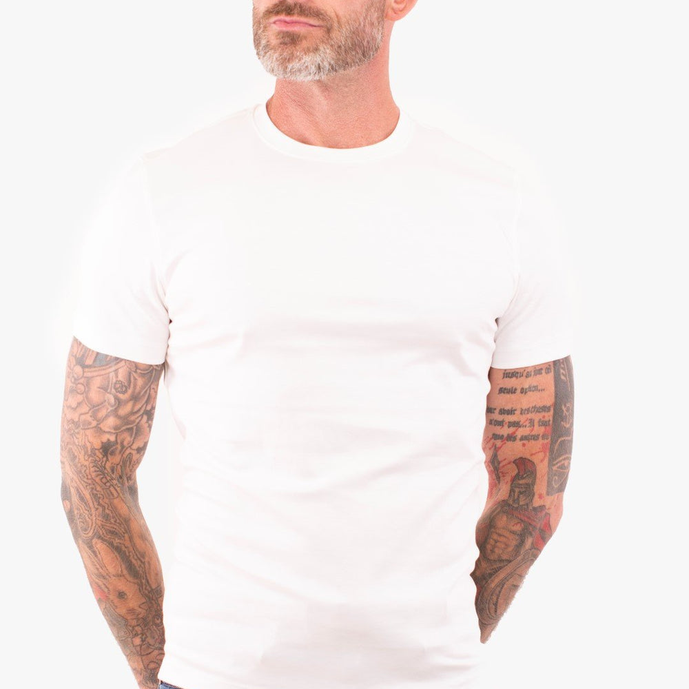 T-Shirt Blanc Michael Kors (Kors-Tshirt-Mc-R) Homme