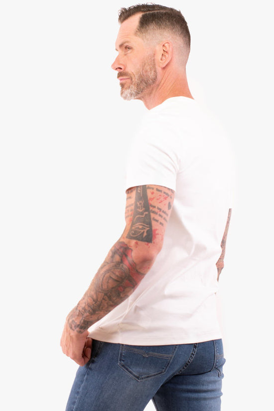 T-Shirt Blanc Michael Kors (Kors-Tshirt-Mc-R) Homme
