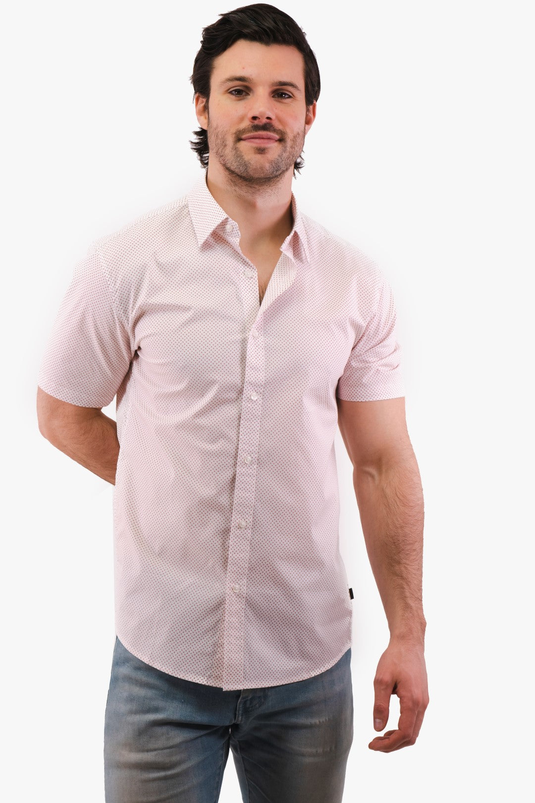 Chemise Manche Courtes Michael Kors de couleur Rose