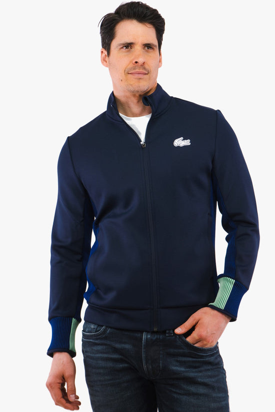 Veste Performance Lacoste De Couleur Marine Homme