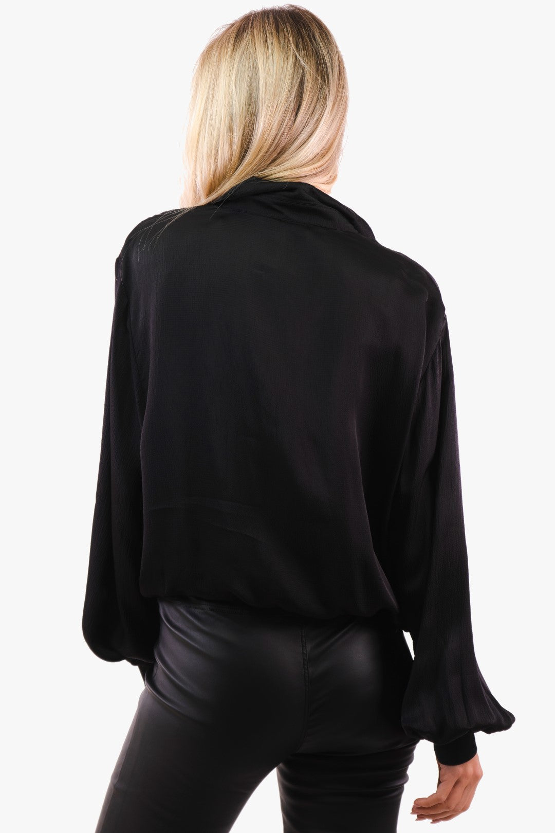 Blouse Part Two de couleur Noir