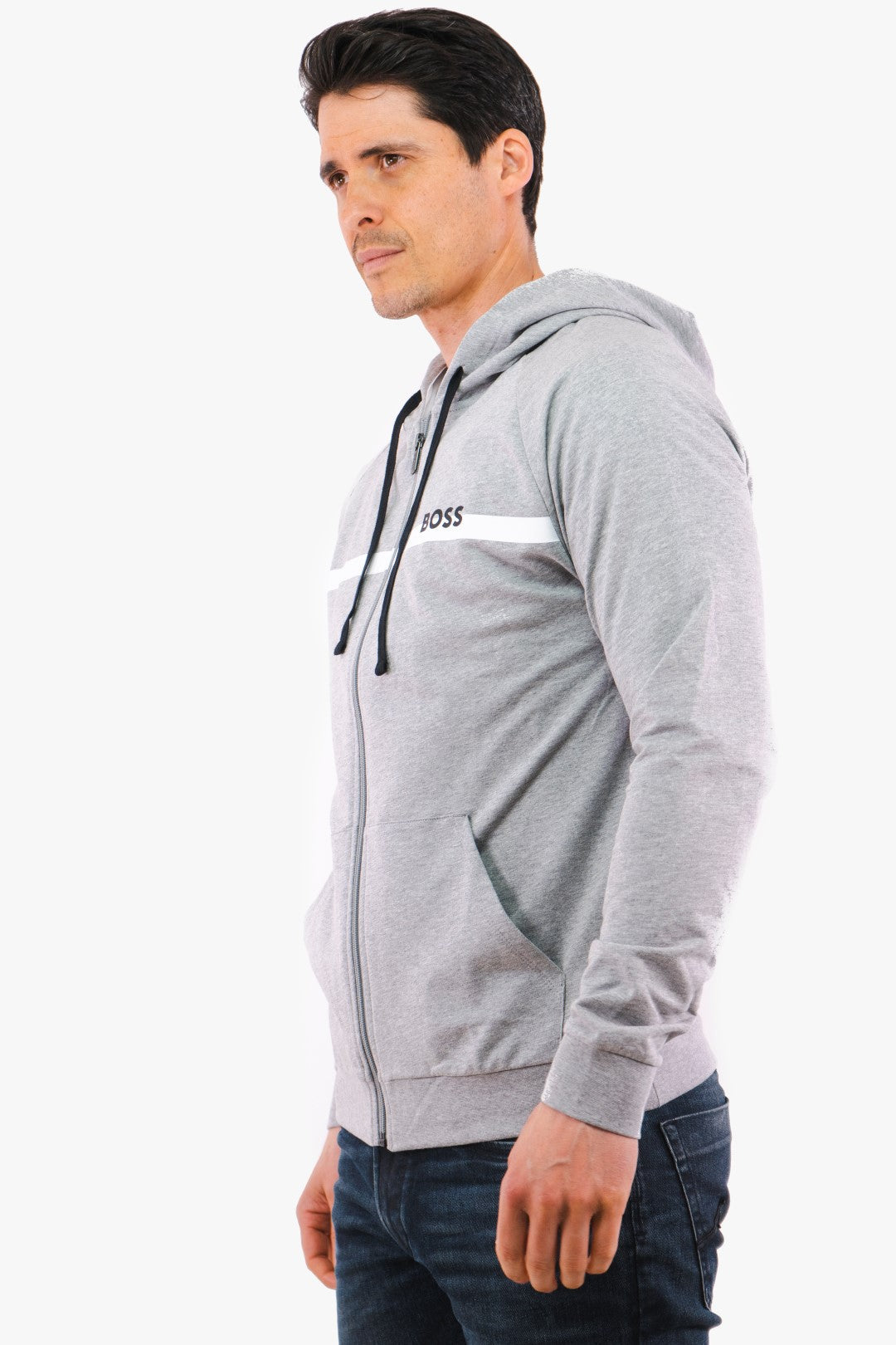 Chandail Authentic Hugo Boss De Couleur Gris Homme