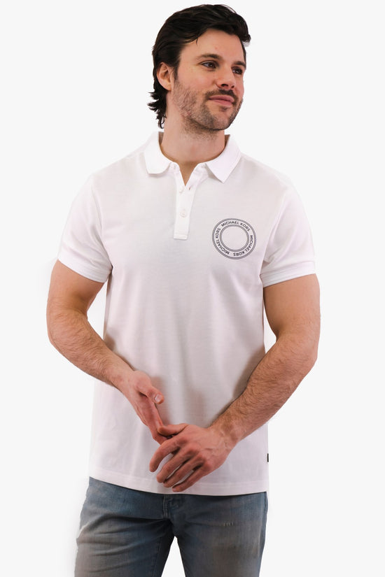 Polo Michael Kors de couleur Blanc