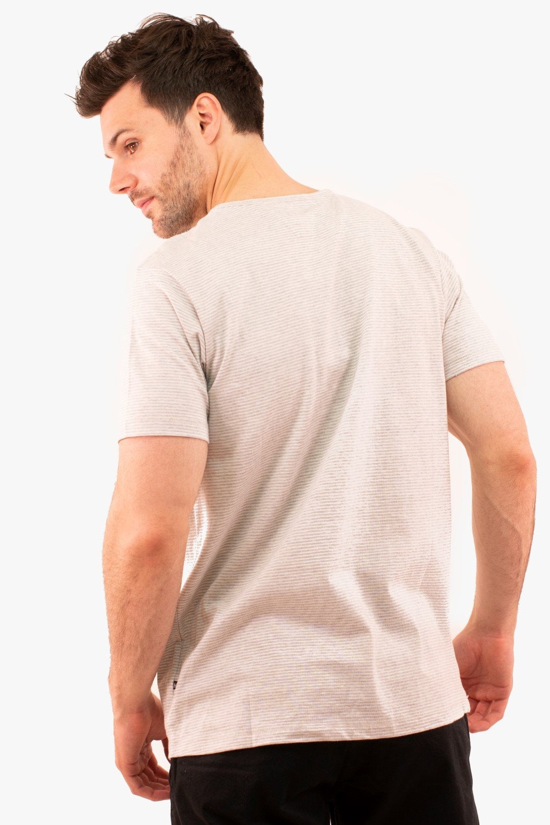 T-Shirt Matinique De Couleur Blanc Casse Homme