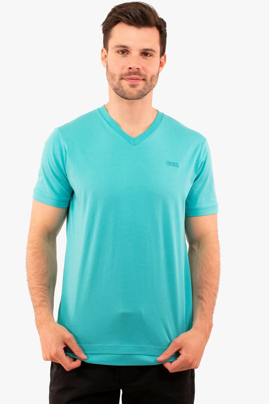 T-Shirt Cherubik Diesel De Couleur Aqua (Dies-0Hayu-A00401) Maillot