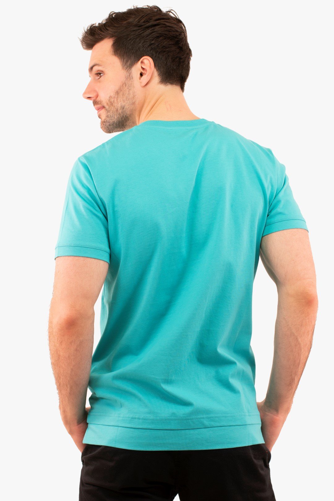 T-Shirt Cherubik Diesel De Couleur Aqua (Dies-0Hayu-A00401) Maillot