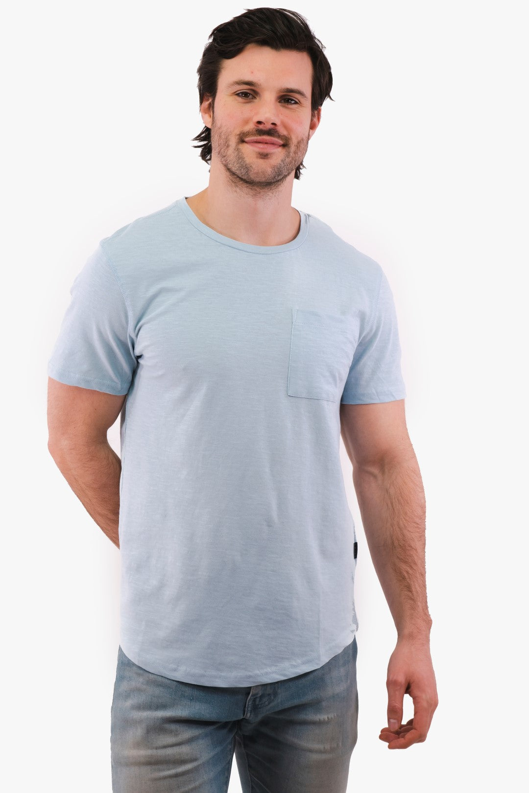 T-Shirt Avec Poche Hörst de couleur Bleu