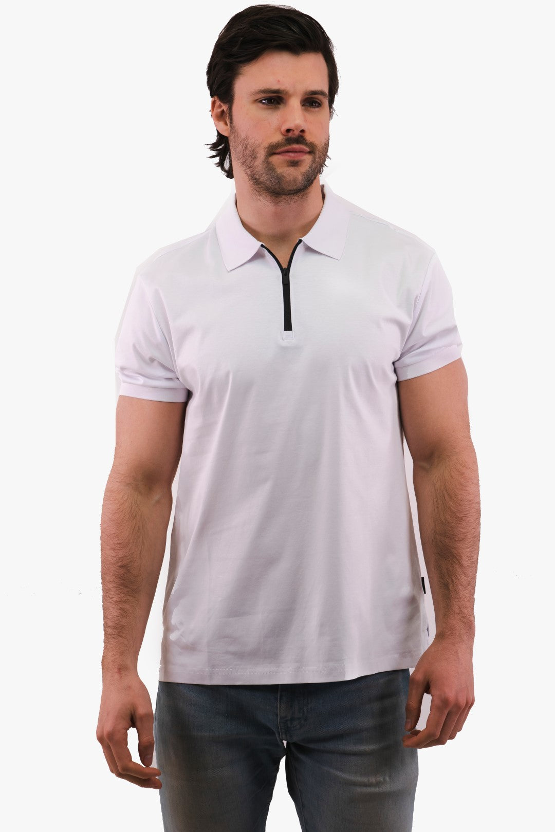 Polo 2XL Blanc, 210gr 100% polysthère