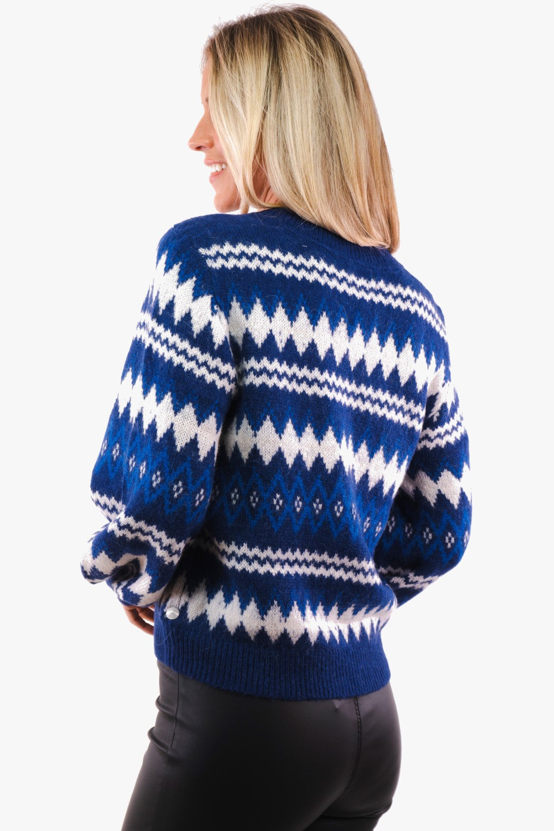 Blue Part Two Ski Sweater