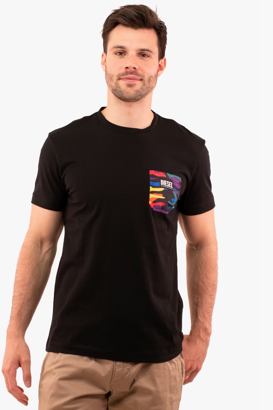 T-Shirt Diego Diesel De Couleur Noir Maillot