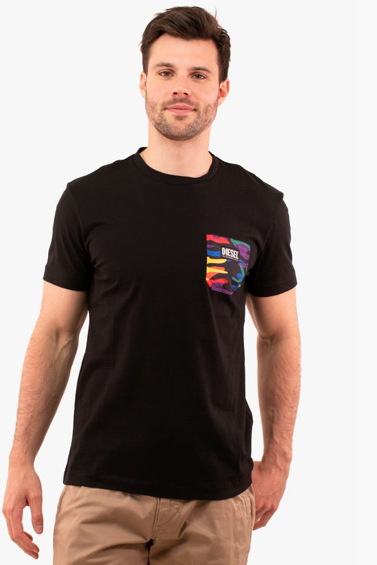 T-Shirt Diego Diesel De Couleur Noir Maillot