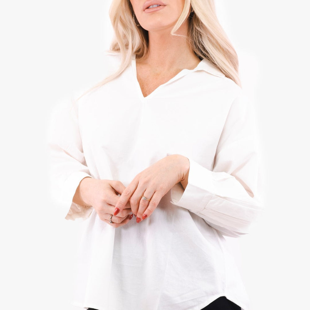 
                  
                    Blouse En Coton Part Two De Couleur Blanc Femme
                  
                