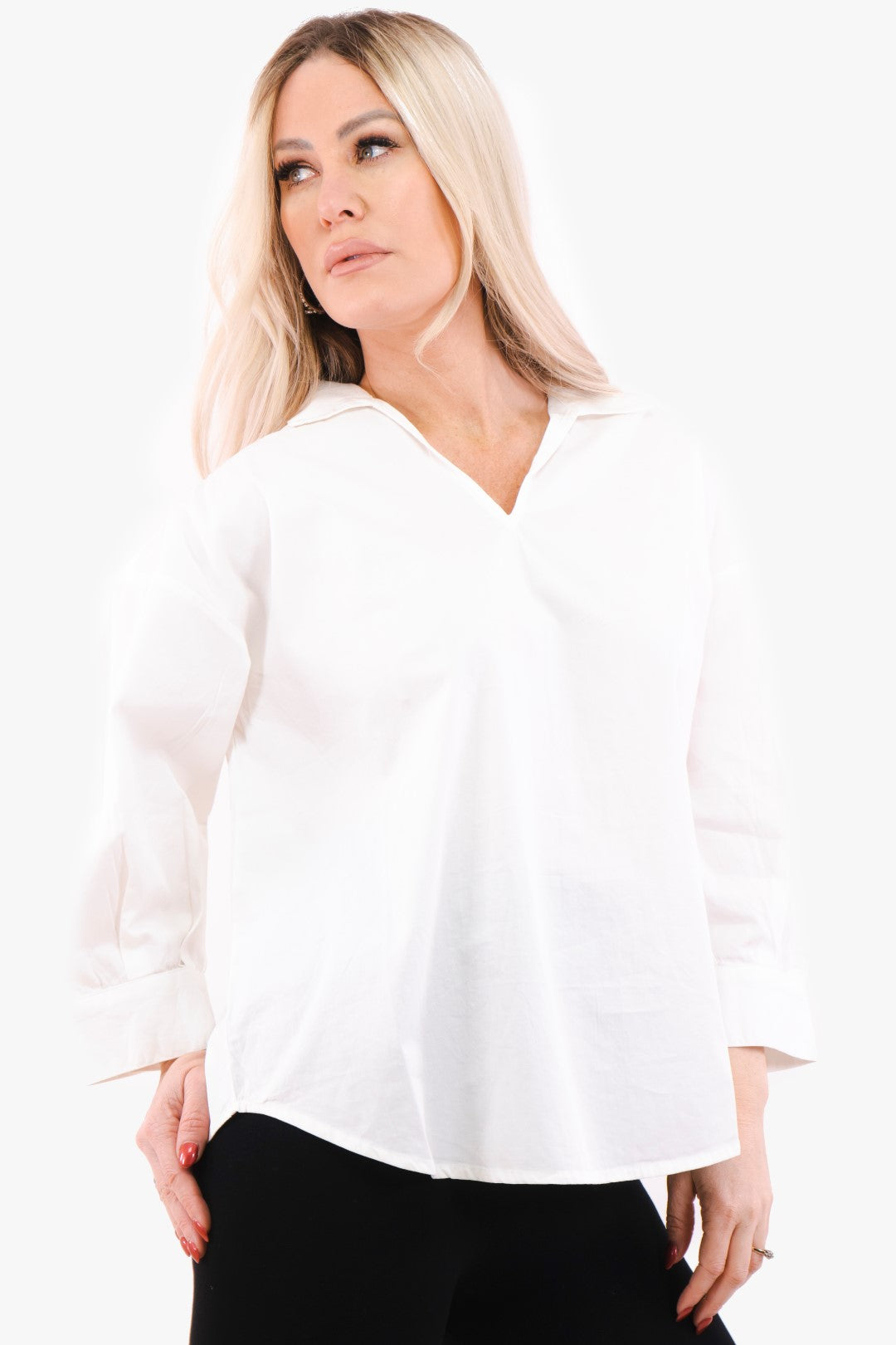 Blouse En Coton Part Two De Couleur Blanc Femme