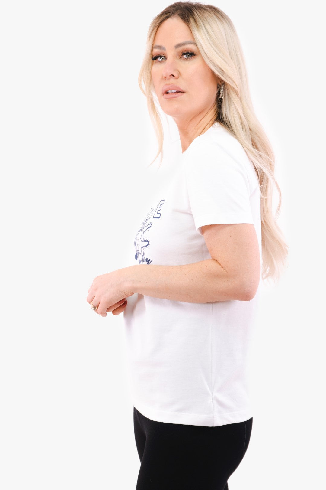 T-Shirt Technic Lacoste De Couleur Blanc Femme