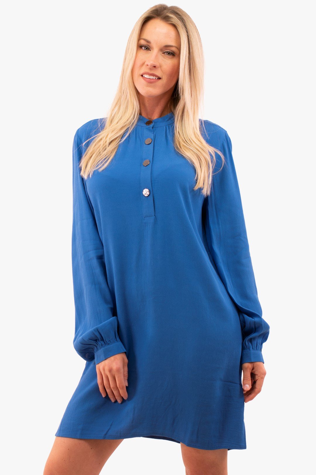 Robe Yest De Couleur Bleu Clair (Yest-000670) Femme