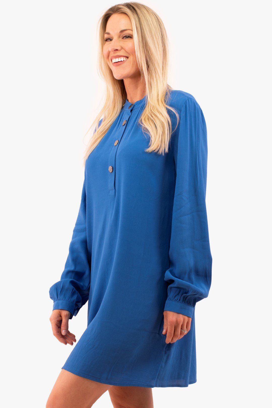 Robe Yest De Couleur Bleu Clair (Yest-000670) Femme