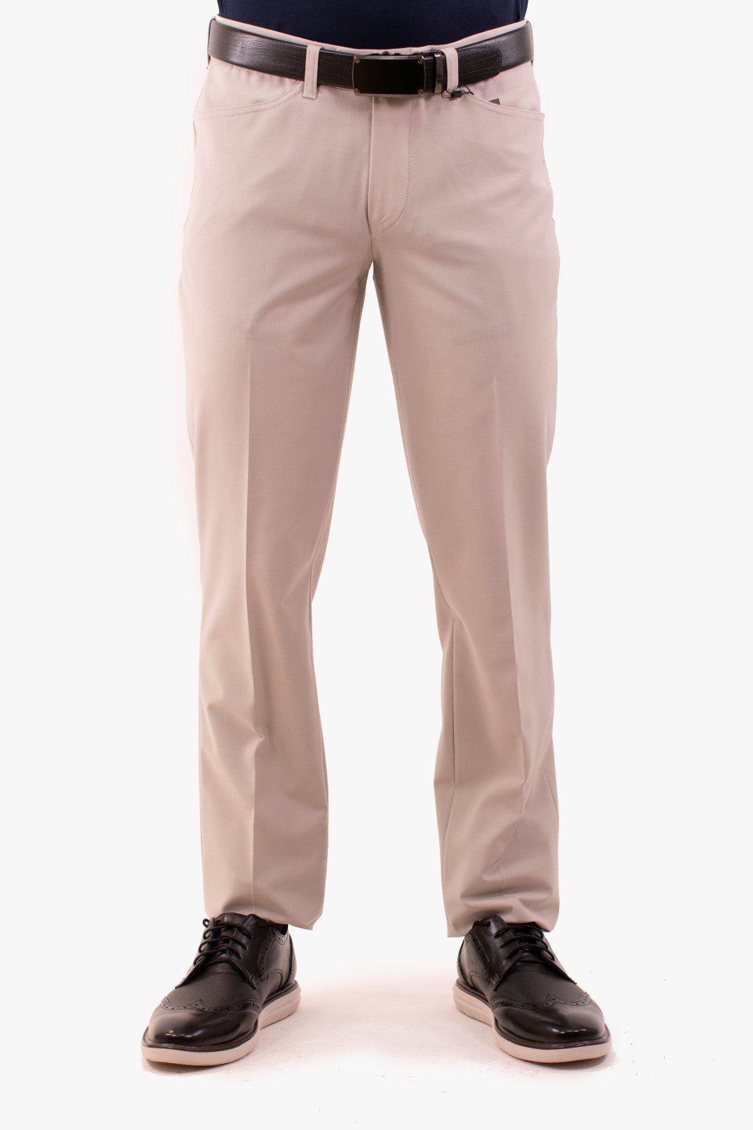 Pantalon Citadin De Couleur Beige Homme