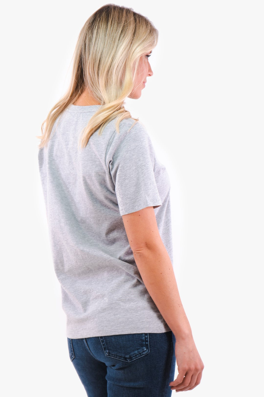 T-Shirt Michael Kors De Couleur Gris Femme