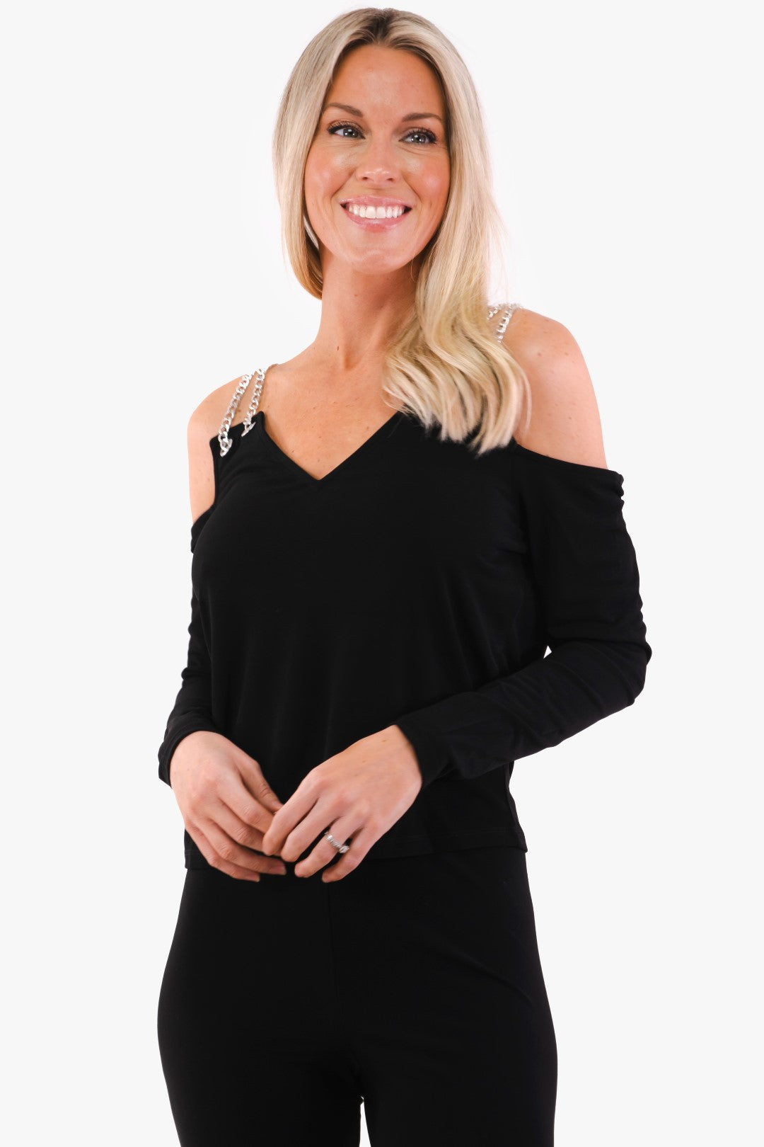 Haut Michael Kors de couleur Noir