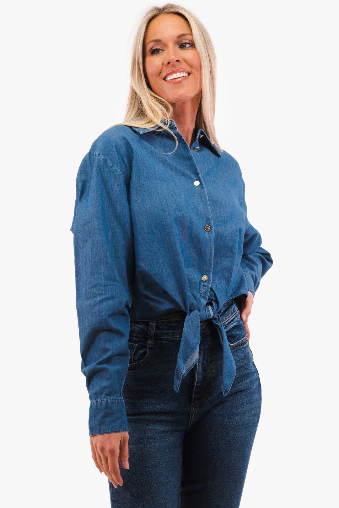 Blouse Michael Kors de couleur Denim