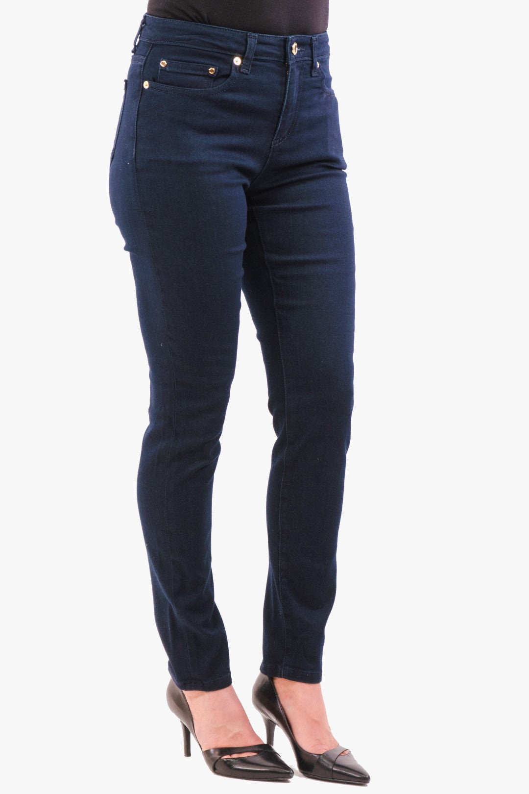 Jeans Michael Kors De Couleur Denim Fonce Femme