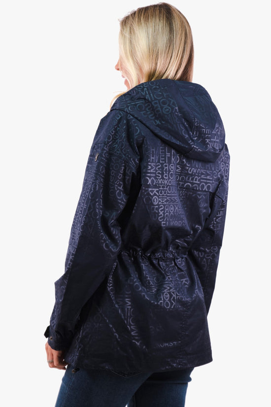 Impermeable Michael Kors De Couleur Minuit Femme