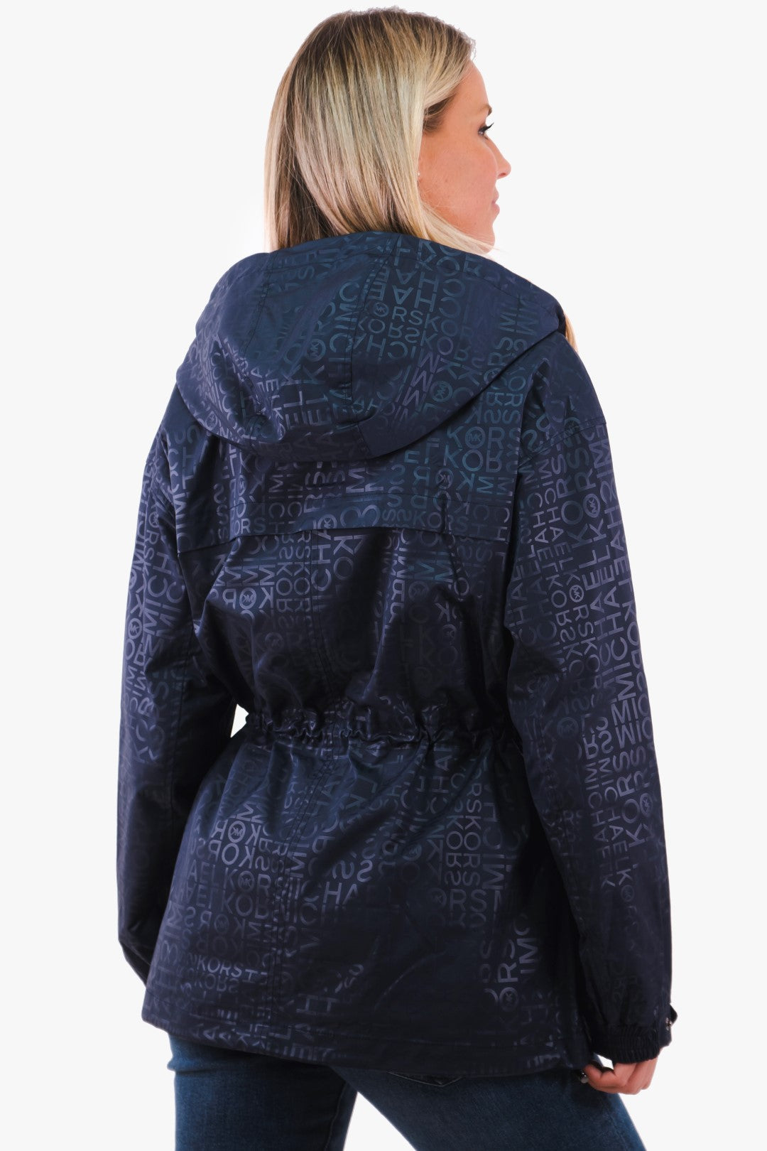 Impermeable Michael Kors De Couleur Minuit Femme