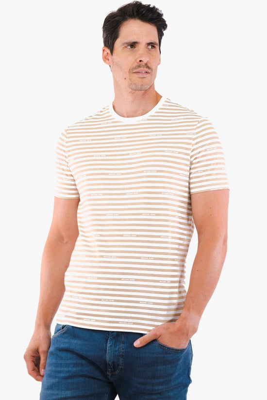 T-Shirt Michael Kors De Couleur Beige Homme