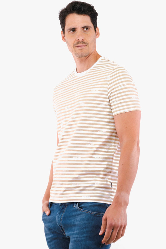 T-Shirt Michael Kors De Couleur Beige Homme