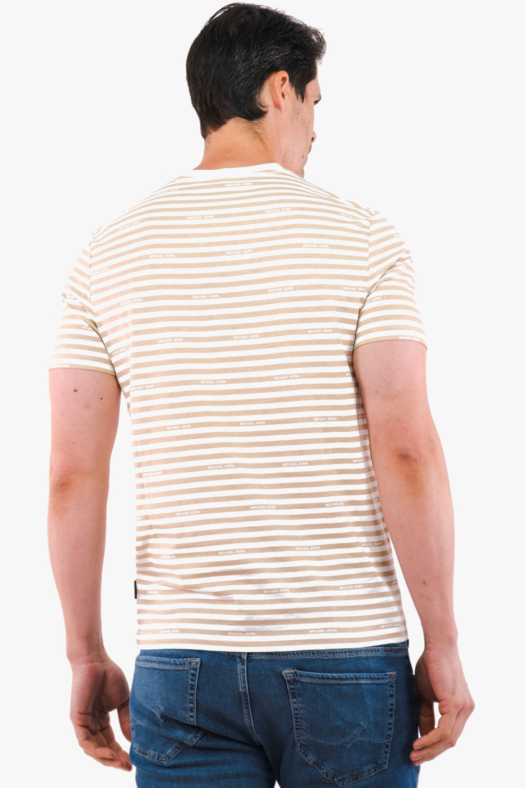 T-Shirt Michael Kors De Couleur Beige Homme