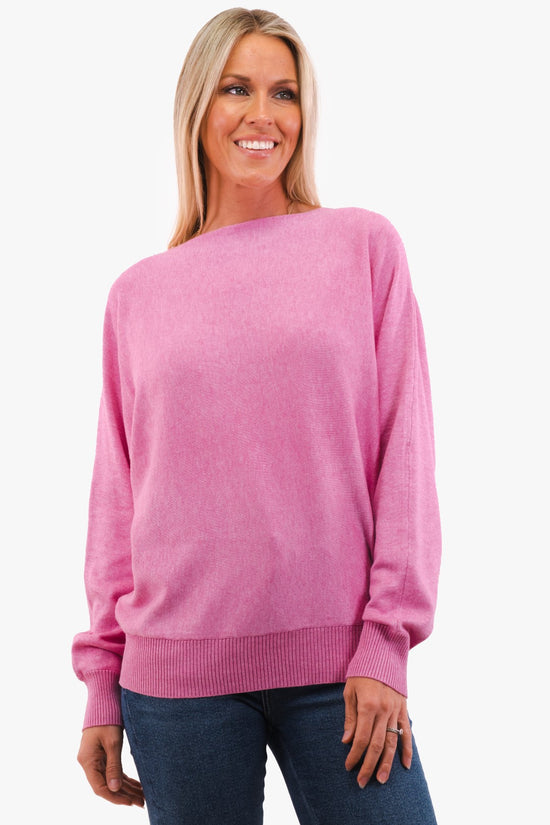 Fuchsia Culture Sweater(Cult-50106466-1527181)